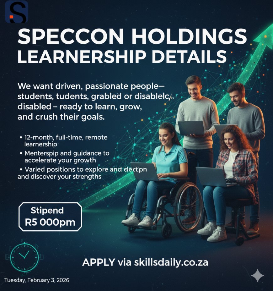Learnership Application at SpecCon Holdings 2026