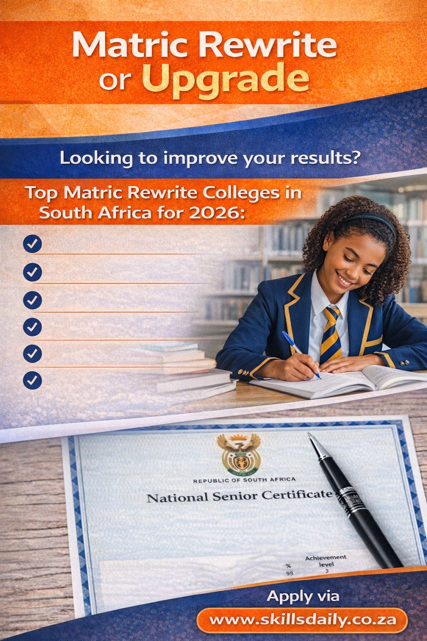 A List of Top Matric Rewrite Colleges 2026