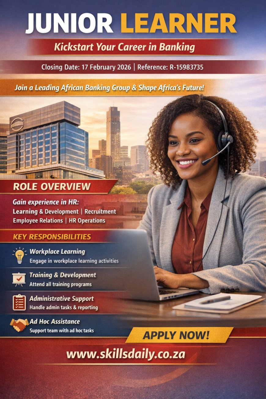 Junior Learner At Absa