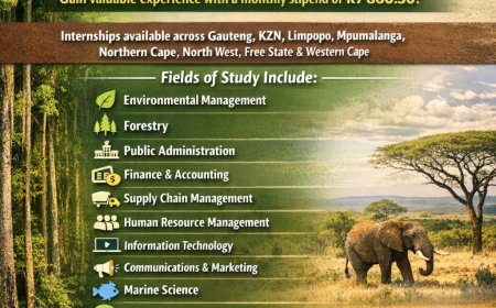 x254 Internship Programmes - DEPARTMENT OF, FORESTRY, FISHERIES AND THE ENVIRONMENT
