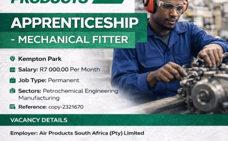 Apprentice Programme - Fitter (R7 000 Stipend)