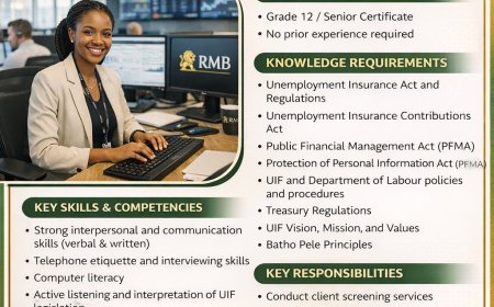 CLIENT SERVICE OFFICER: UIF (X13 POSTS)