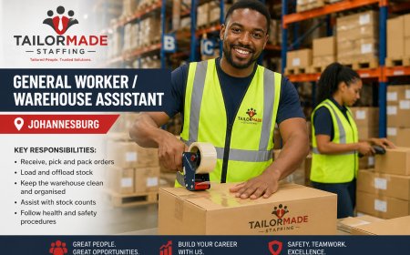 General Worker / Warehouse Assistant at Tailormade Staffing in Johannesburg