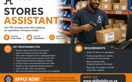 Stores Assistant - ITEC