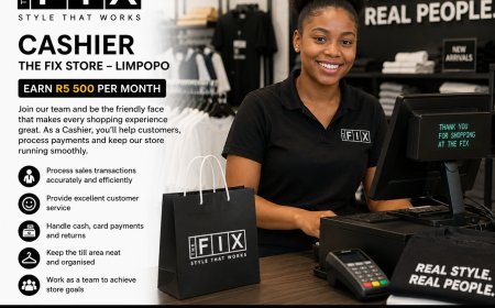 Cashier at The Fix Store