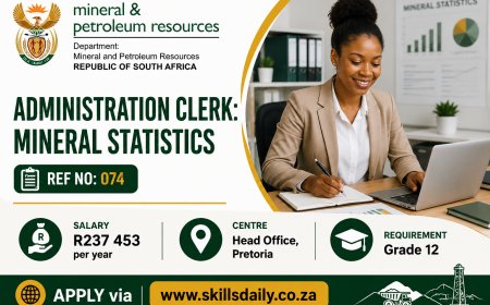 Administration Clerk: Mineral Statistics – Ref No: 074
