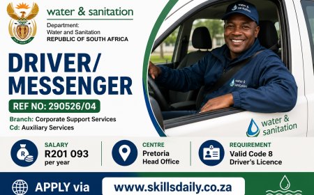 Driver/Messenger Vacancy – Ref No: 290526/04