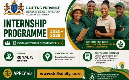 Gauteng Department of Agriculture and Rural Development Internship Programme 2026 – 2028