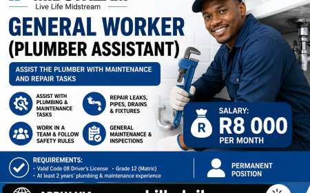 General Worker (Plumber Assistant)