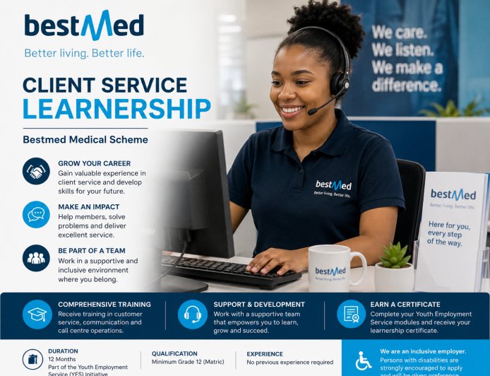 CLIENT SERVICE LEARNERSHIP - BestMed Medical Scheme