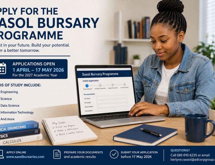 Sasol Mainstream Bursary Programme 2027