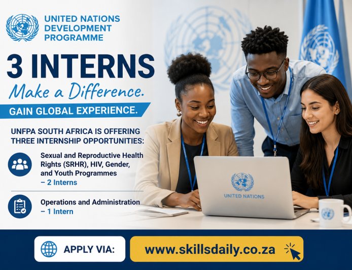 UNFPA Internship Opportunities (3 Positions) – Pretoria