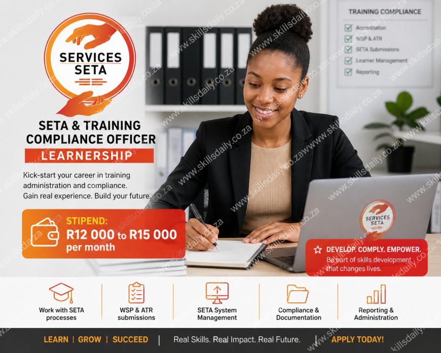 SETA & Training Compliance Officer (Accreditation & Learnership Programme)