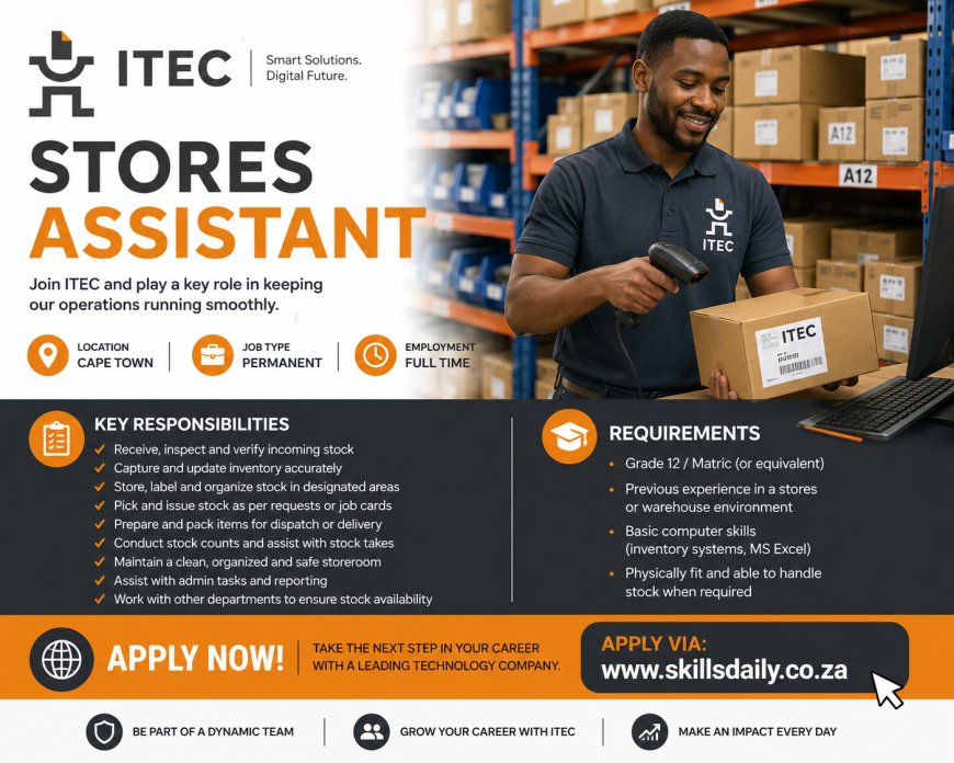 Stores Assistant - ITEC