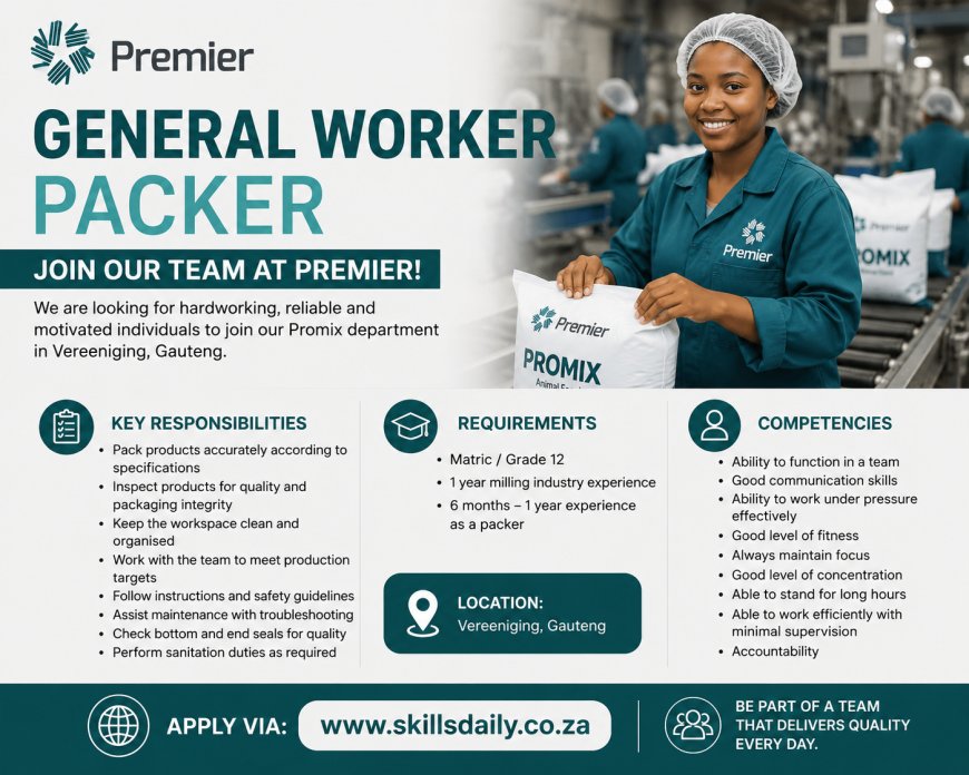 General Worker Packer – Premier