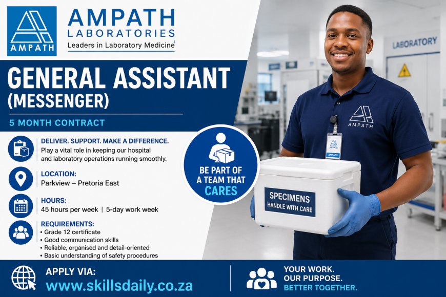General Assistant (Messenger) – 5 Month Contract