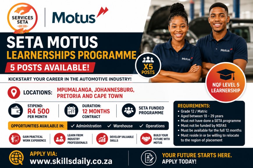5 SETA Learnership Programmes