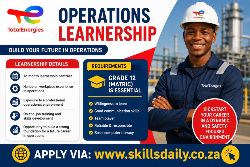 Operations Learnership Opportunity – Alrode