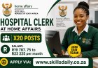 Hospital Clerk (20 Positions) - Home Affairs Departments