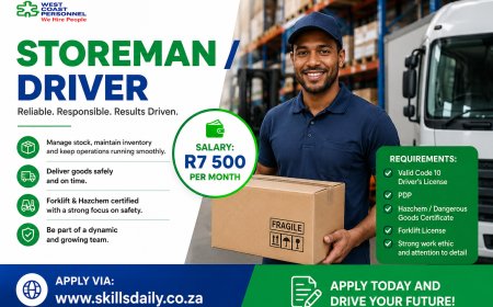 Storeman / Driver - Westcoast Personnel