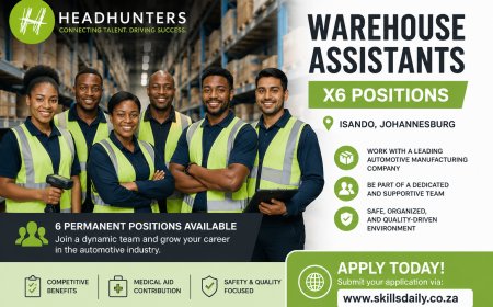 Warehouse Assistant (X6 Positions) - Head Hunters