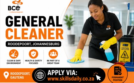 General Cleaner – Roodepoort, Johannesburg