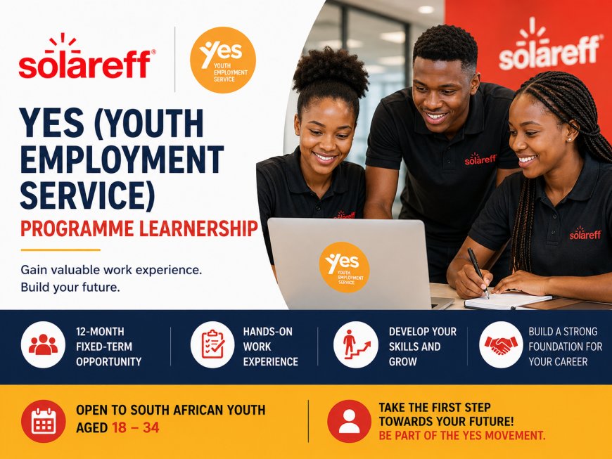 YES Youth Employment Opportunity - Solareff Learnership Programme