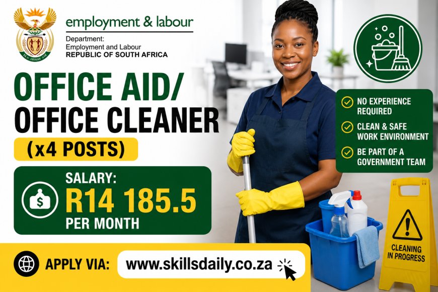 Office Aid (x4 Posts) / Cleaners (x4 Posts)