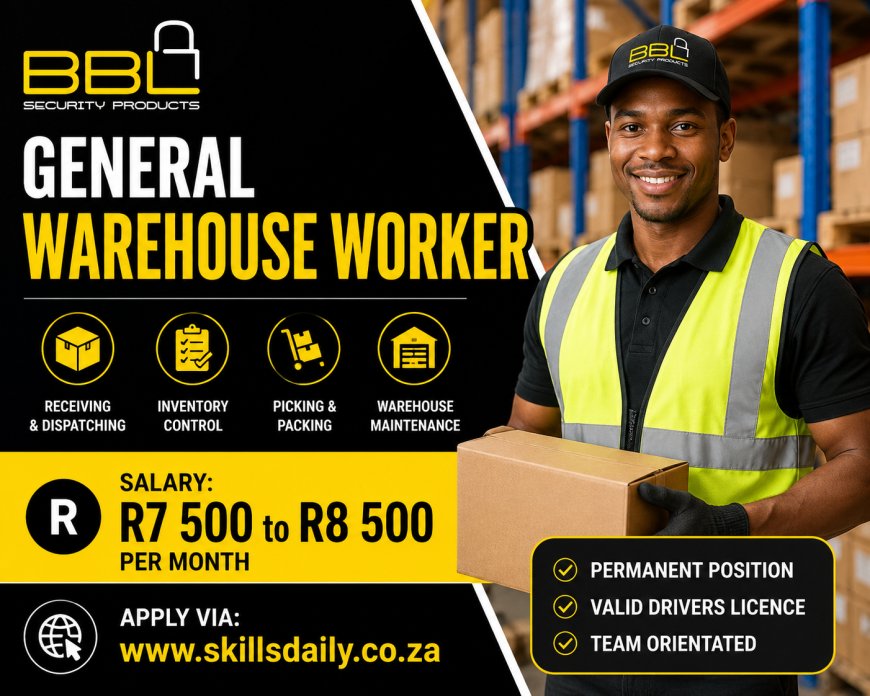 General Warehouse Worker – Permanent Position