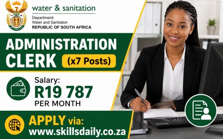 Administration Clerk (x7 Posts) - Department of Water and Sanitation