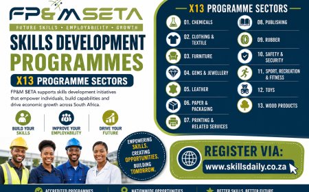 FP&M SETA Skills Development Programmes (X13 Programme Sectors)