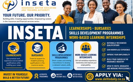 INSETA Learnerships, Bursaries, Skills Development Programmes and Work-Based Learning Internships