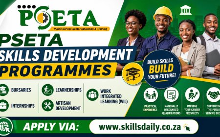 PSETA Skills Development Programmes, Bursaries, Internships, Learnerships, Artisan Development and Work Integrated Learning