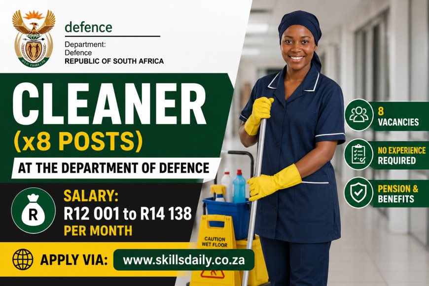 Cleaner (x8 Posts) – Reference: NAVAL/20/23/26/29