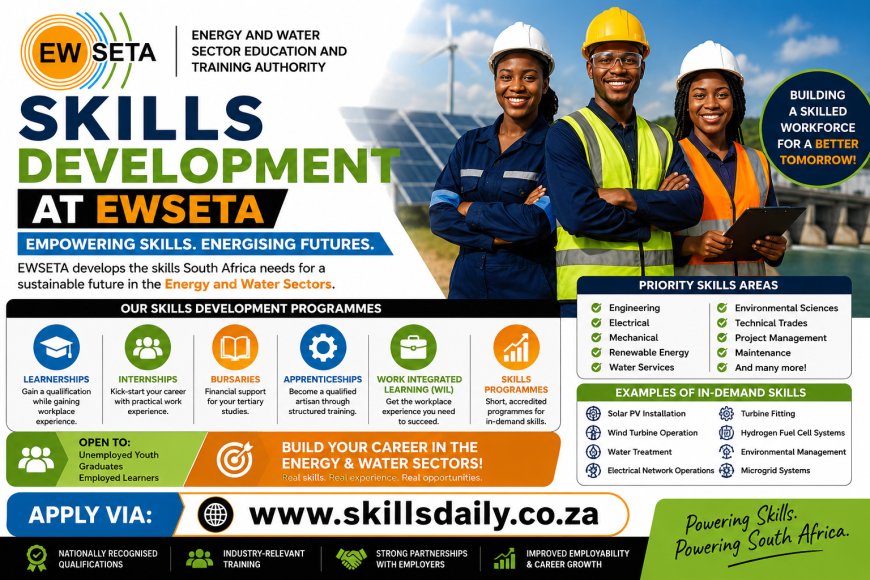 EWSETA Skills Development Programmes: Building Skills for South Africa's Energy and Water Sectors