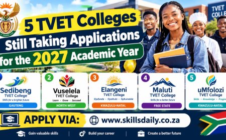 5 TVET Colleges Still Taking Applications for the 2027 Academic Year