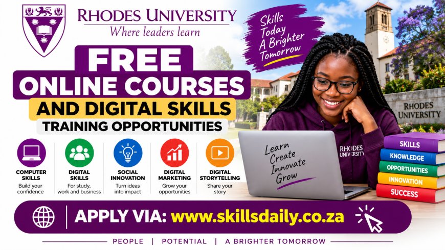 Rhodes University Free Online Courses and Digital Skills Training Opportunities