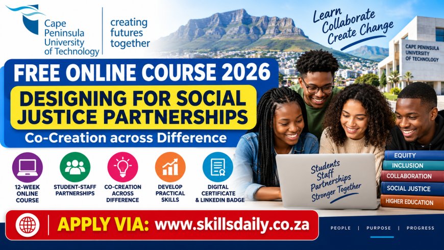 Cape Peninsula University of Technology Free Online Course 2026: Designing for Social Justice Partnerships