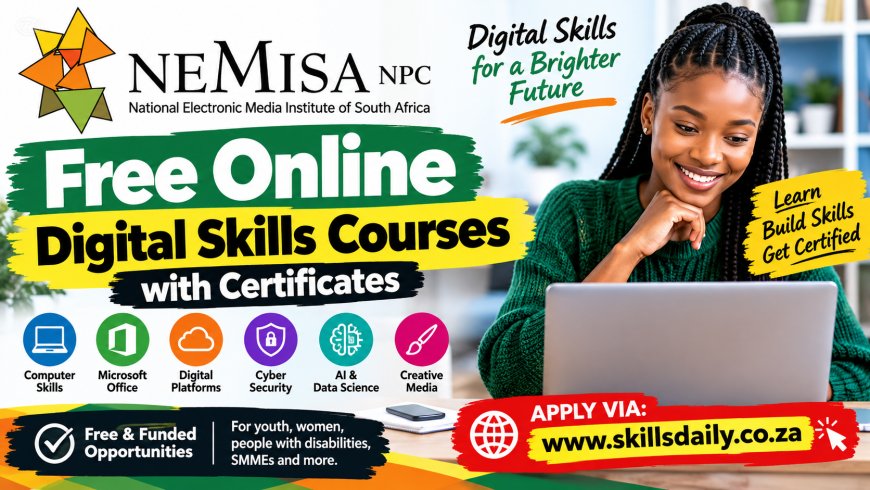 NEMISA Free Online Digital Skills Courses with Certificates