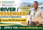 DRIVER/MESSENGER - Department of Agriculture