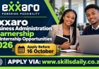 Exxaro Business Administration Learnership and 7 Internship Opportunities 2026: Apply Before 16 October