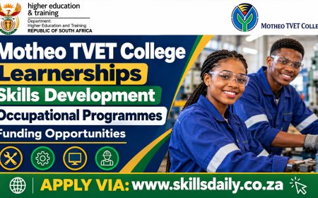 Motheo TVET College Learnerships, Skills Development Occupational Programmes and Funding Opportunities