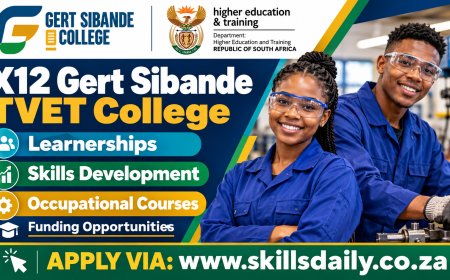 X12 Gert Sibande TVET College Learnerships, Skills Development Occupational Courses and Funding Opportunities