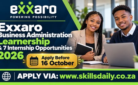 Exxaro Business Administration Learnership and 7 Internship Opportunities 2026: Apply Before 16 October