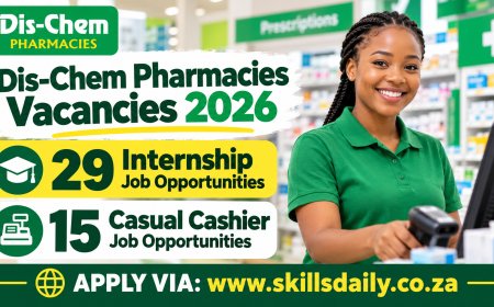 Dis-Chem Pharmacies Vacancies 2026: 29 Internship and 15 Casual Cashier Job Opportunities
