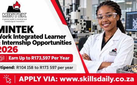 Mintek Work Integrated Learner and Internship Opportunities 2026: Earn Up to R173,597 Per Year