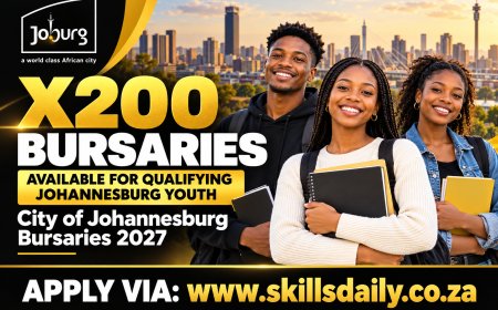 X200 Bursaries Available for Qualifying Johannesburg Youth: City of Johannesburg Bursaries 2027
