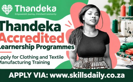 Thandeka Accredited Learnership Programmes: Apply for Clothing and Textile Manufacturing Training