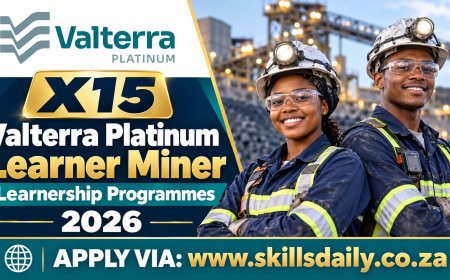 X15 Valterra Platinum Learner Miner Learnership Programme 2026