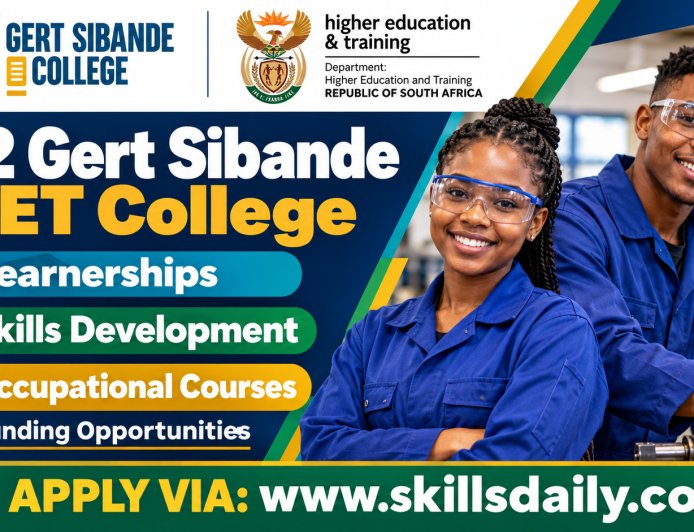 X12 Gert Sibande TVET College Learnerships, Skills Development Occupational Courses and Funding Opportunities